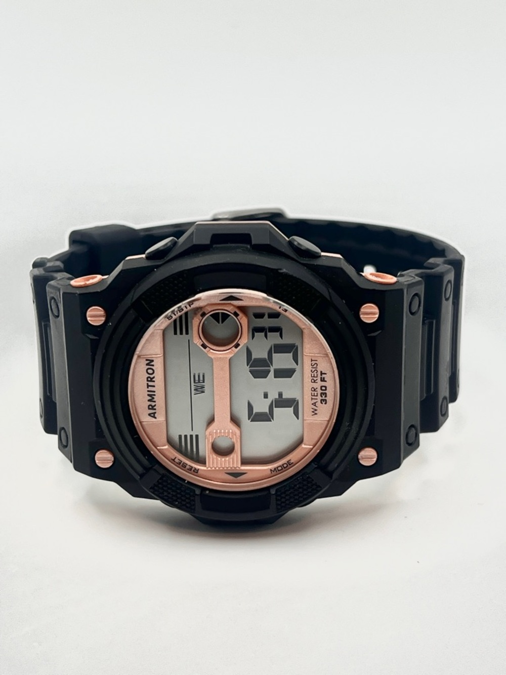 Armitron Womens Watch Digital Black Pink Pro Sports - Picture 2 of 10
